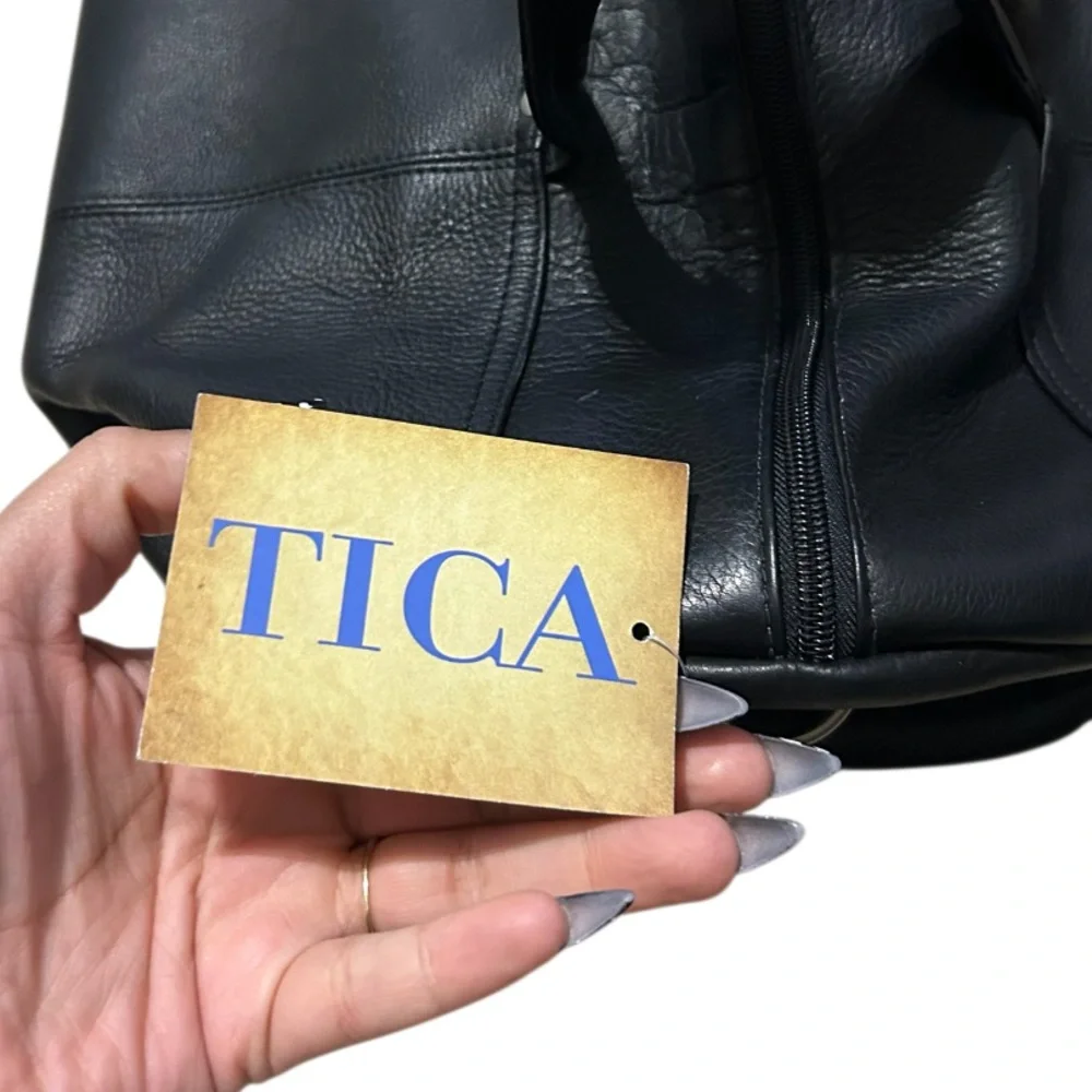 TICA leather Duffle Bag